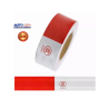 CINTA REFLEJANTE CCC PARA REMOLQUES Y CAJAS DE TRACTO CAMION TIRA 1 METRO ROJO Y BLANCO CALIDAD 3M ANCHO 5 CM OEM. CCC 0000352