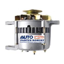 ALTERNADOR NISSAN TSURU I II SISTEMA HITACHI UNIVERSAL POLEA SENSCILLA 65 AMPERS 12V TAPS EN POSICION 6:00 IDEAL PARA ADAPTAR A 