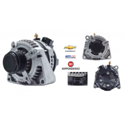ALTERNADOR SILVERADO 1500 2500 3500 5.3L 2015 CHEVROLET GM SISTEMA NIPPONDENSO 2 TERMINALES 150 AMPERES 12 VOLTS POLEA 6 RANURAS