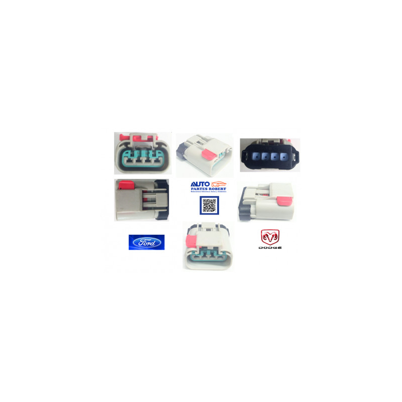 ARNES CONECTOR BOMBA GASOLINA RAM 4000 FORD 4 TERMINALES ORIGINAL NOTA IMPORTANTE: ES SOLO EL CASCO NO INCLUYE TERMINALES NI CAB
