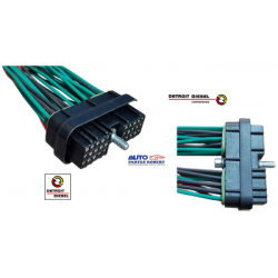 ARNES COMPUTADORA CAMIONES CON MOTOR DETROIT DIESEL SERIE 60 CON 30 TERMINALES LADO CABINA CON LA LETRA  A  DELPHI OEM.