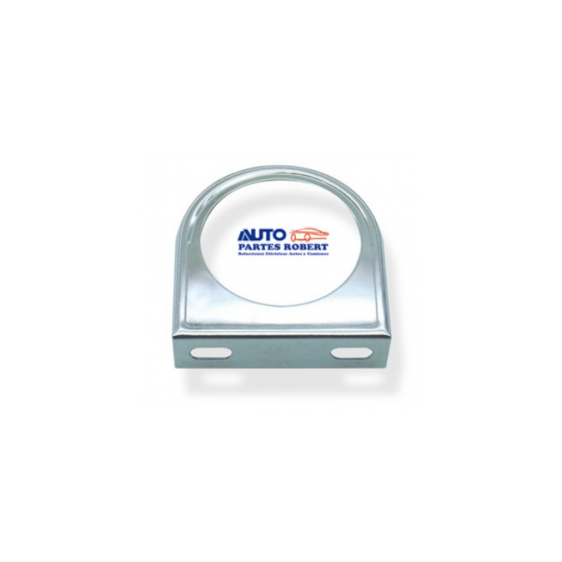 BASE DE AMPERIMETRO UNIVERSAL SENCILLA CROMADA  OEM.