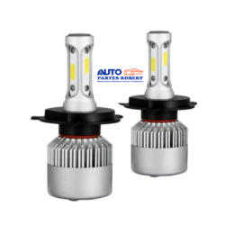 FOCO LED H4 3 CARAS SPEED PRIME EXCELENTE ILUMINACION 5000 LUMENS COLOR DE LUZ BLANCA  OEM.