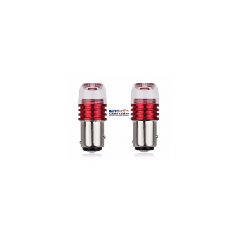 FOCO LED 1034 2 PATAS DISPAREJAS CON ESTROBO 2 FUNCIONES COLOR ROJO OEM.
