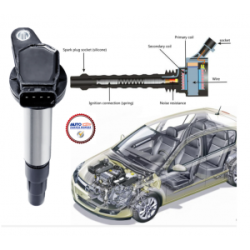 BOBINA TOYOTA COROLLA 2009-2019 MATRIX 2009-2014 PRIUS 2010-2015 PRIUS V 2012-2017 SCION XD 2008-2014 4 TERMINALES  OEM. UF619  