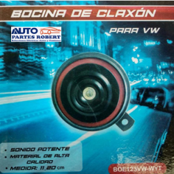 BOCINA VW SEDAN CLAXON PLANA TIPO ORIGINAL 12V OEM.