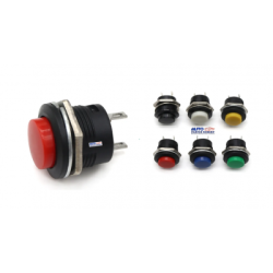 BOTON PUSCH MOMENTANEO REFORZADO 16mm 6 AMPERES 125 VOLTS AC  OEM. PB-02