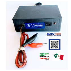 CARGADOR BATERIA 12 VOLTS UNIVERSAL MULTIFUNCIONAL AUTOMOTRIZ REFORZADO GAMET  OEM. GAT-1