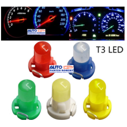 FOCO LED T3 8mm BLANCO  TABLERO DE MANDOS E INSTRUMENTOS AUTOS Y MOTOCICLETAS  OEM.