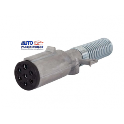 CONECTOR 7 HILOS MACHO TIPO POLLAK CON RESORTE  OEM.