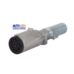 CONECTOR 7 HILOS MACHO TIPO POLLAK CON RESORTE  OEM.
