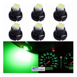 FOCO LED T3 8mm VERDE TABLERO DE MANDOS E INSTRUMENTOS AUTOS Y MOTOCICLETAS  OEM.