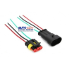 CONECTOR RAPIDO 3 VIAS CON SEGURO REFORZADO UNIVERSAL OEM.