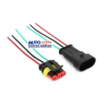 CONECTOR RAPIDO 3 VIAS CON SEGURO REFORZADO UNIVERSAL OEM.