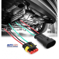 CONECTOR RAPIDO 3 VIAS CON SEGURO REFORZADO UNIVERSAL OEM.