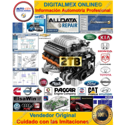 DISCO DURO EXTERNO AUTOMOTRIZ PROFESIONAL ALLDATA  DIAGRAMAS ALGUNOS EN INGLES OTROS EN ESPAÑOL OTROS EN PORTUGES  CON ENTRADA U