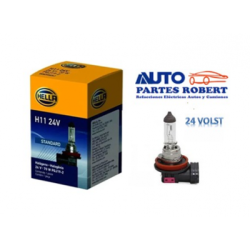 FOCO H11 24 VOLTS 70W HELLA LUZ PRINCIPAL CAMIONES IZUSU  OEM. EQUIPO PESADO