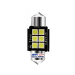 FOCO LED LUZ INTERIOR 31mm CON CAMBUS EXCENTE ILUMINACION  OEM.