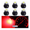 FOCO LED T3 8mm ROJO TABLERO DE MANDOS E INSTRUMENTOS AUTOS Y MOTOCICLETAS  OEM.