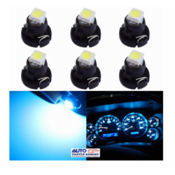 FOCO LED T3 8mm AZUL HIELO TABLERO DE MANDOS E INSTRUMENTOS AUTOS Y MOTOCICLETAS  OEM.