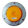 PLAFON LED REDONDO 2  COLOR AMBAR CON GEL Y ESTROBO PARA ATORNILLAR 12 VOLTS Y 24 VOLTS  OEM.