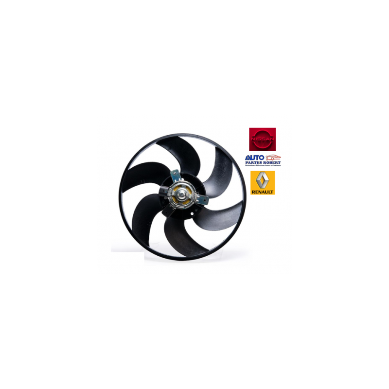 MOTOR VENTILADOR PLATINA NISSAN CLIO RENAULT SIN AIRE ACONDICIONADO 6 ASPAS 12 VOLTS  OEM. 9212000QAA