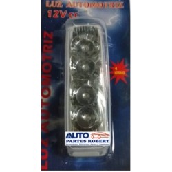 PLAFON LED LATERAL TRANSPARENTE LUZ AMBAR GULA66TAM