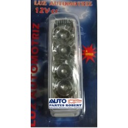 PLAFON LED LATERAL TRANSPARENTE LUZ AMBAR GULA66TAM