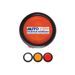 PLAFON REDONDO 4"  AHULADO SELLADO CON CONECTOR *BLANCO* OEM.