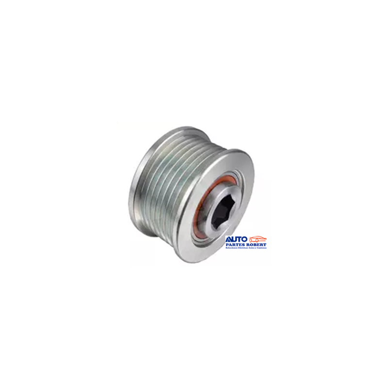 POLEA ALTERNADOR URVAN 2.5L NV350 MITSUBISHI NISSAN 7 HILOS PARA BANDA PLANA EN SISTEMA DE CLUCH  OEM. 23151-MA00A