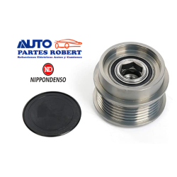 POLEA ALTERNADOR VOYAGUER CHRYSLER DODGE SISTEMA NIPPONDENSO 6 RANURAS SISTEMA DE CLUCH TIPO ORIGINAL  OEM.02104-1130 02104-1170