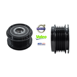 POLEA ALTERNADOR VOLVO S40 2010-2013 SISTEMA VALEO 5 RANURAS Y SEPERACION  OEM. 91329 F-557564