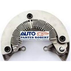 PORTA DIODO ALTERNADOR FORD FUSION ESCAPE EDGE 150 AMPERES 12 VOLTS 128MM SISTEMA MITSUBISHI BORNE A LA DERECHA  OEM.IMR12800