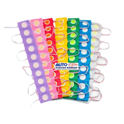 TIRA LED COB MODULO CIRCULO COLOR AMARILLO UNIVERSAL 2.4 WATS 1 FUNCION  OEM.