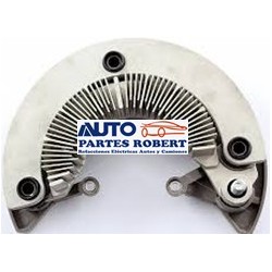 PORTA DIODO ALTERNADOR FORD FUSION ESCAPE EDGE 150 AMPERES 12 VOLTS 128MM SISTEMA MITSUBISHI BORNE A LA DERECHA  OEM.IMR12800