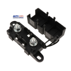 PORTA FUSIBLE MEGA 300 AMPERES  60 VOLTS TEMPERATURA -40 C A  125 C TAMAÑO 130X43X43mm REFORZADO  OEM.