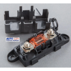 PORTA FUSIBLE MEGA 300 AMPERES  60 VOLTS TEMPERATURA -40 C A  125 C TAMAÑO 130X43X43mm REFORZADO  OEM.