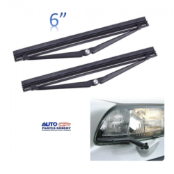 PLUMAS LIMPIA FAROS VOLVO S80 S90 V90 V960 V340 V360 V740 METALICAS 6  PULGADAS  OEM. 274431 JUEGO 2 PZ