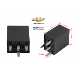 RELAY CHEVROLET LUCES PRINCIPALES 2005-2011 4 TERMINALES 3 Y 1 OEM. 15016745