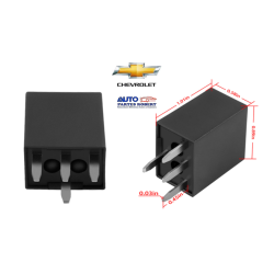 RELAY CHEVROLET LUCES PRINCIPALES 2005-2011 4 TERMINALES 3 Y 1 OEM. 15016745