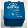 RELEVADOR 5-TERMINALES UNIVERSAL REFORZADO 40A 60A 12V AZUL OEM.