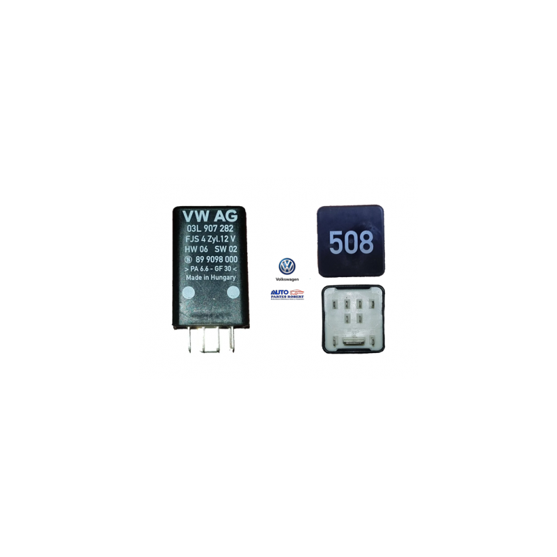 RELEVADOR 508 VW AUDI SEAT CUPRA PRECALENTADOR DE BUJIAS INCANDESENTES VEHICULOS DIESEL TDI 9 TERMINALES 12 VOLTS APLICA : 457 5