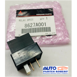 RELEVADOR LUCES LANCER MITSUBISHI 4 TERMINALES CON DISIPADOR DE CALOR ALUMINIO OEM. 8627A001 70903 0317