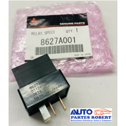 RELEVADOR LUCES LANCER MITSUBISHI 4 TERMINALES CON DISIPADOR DE CALOR ALUMINIO OEM. 8627A001 70903 0317