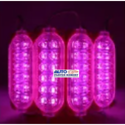 TIRA LED TIPO CHIP 3 LED COLOR ROSA EXCELENTE ILUMINACION  OEM.