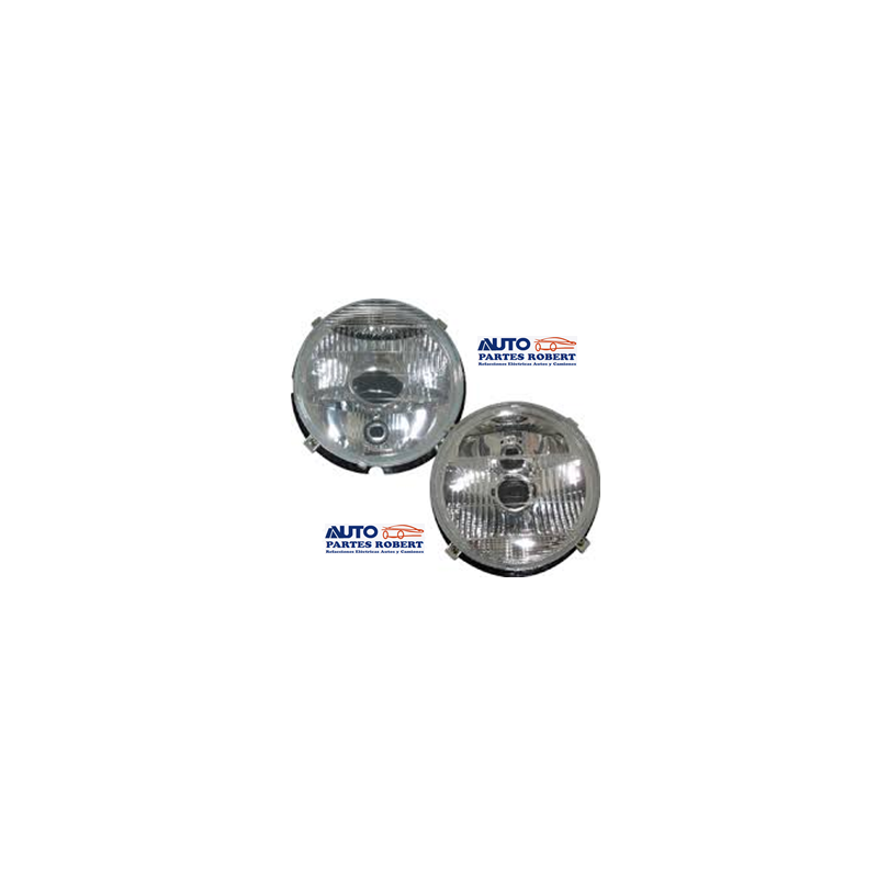 UNIDAD VW SECCIONADA EN 3 VELA 158 FOCO ALTA Y BAJA H4 JUEGO 2 PIEZAS  PENERTRACION H3  OEM. U148C