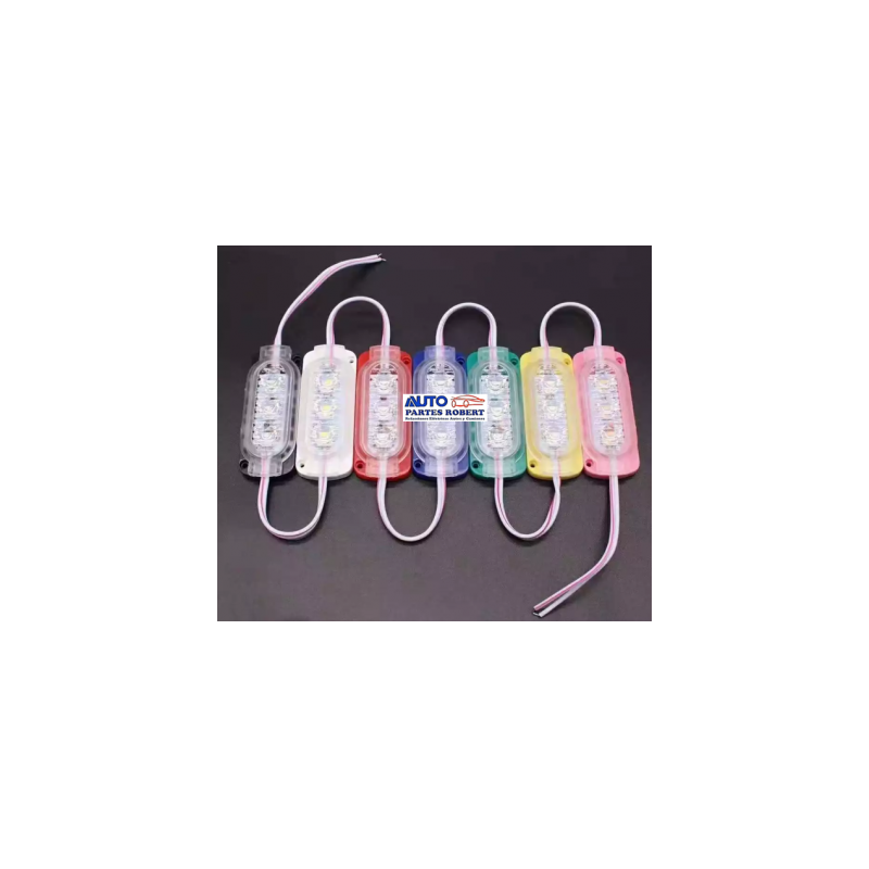 TIRA LED TIPO CHIP 3 LED COLOR AZUL EXCELENTE ILUMINACION  OEM.