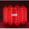 TIRA LED TIPO CHIP 3 LED COLOR ROJO EXCELENTE ILUMINACION  OEM.